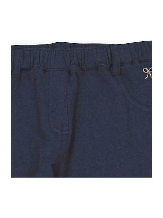 Boboli Girls Fabric Trouser Navy Blue