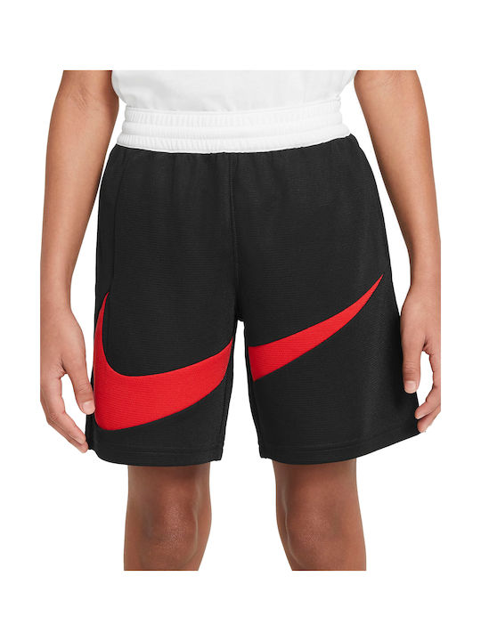Nike Αθλητικό Παιδικό Σορτς/Βερμούδα Dri-Fit Basketball για Αγόρι Μαύρο
