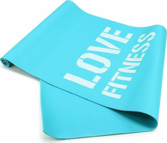 Reebok Love Στρώμα Γυμναστικής Pilates Τιρκουάζ (173x61cm)