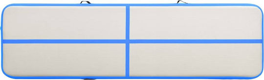 vidaXL Fitnessmatte für Kunstturnen Blau mit Pumpe (800x100x20cm)
