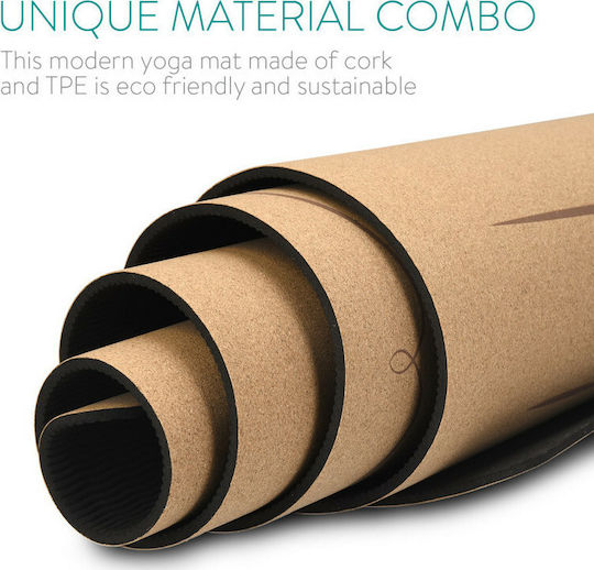 Navaris Exercise Mat Brown (183x61x0.5cm)