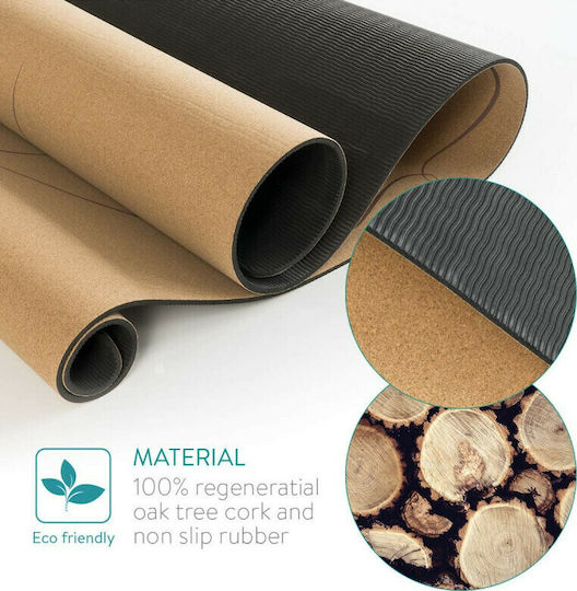Navaris Exercise Mat Brown (183x61x0.5cm)