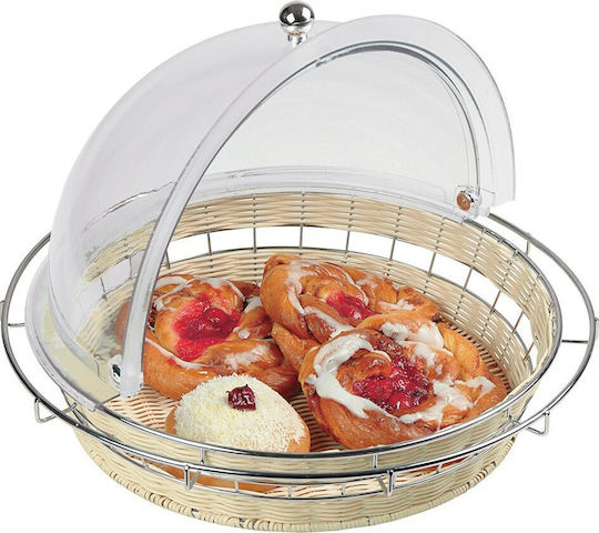 Garibaldi Kunststoff Roll-Top Rund Gewerbliche Serviertellerabdeckungen 38x38cm