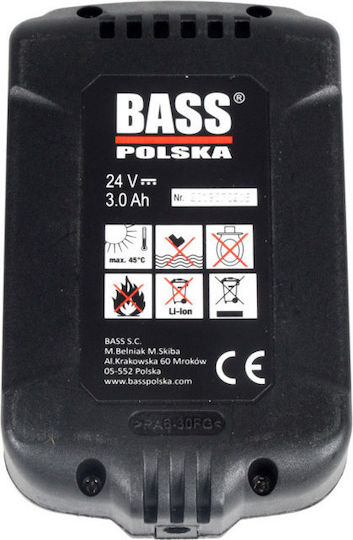 Bass Polska Baterie Unealtă Litiu 24V cu Capacitate 3Ah