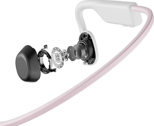 Shokz Openmove Knochenleitung Bluetooth-Freisprecheinrichtung Kopfhörer mit Schweißresistenz Rosa