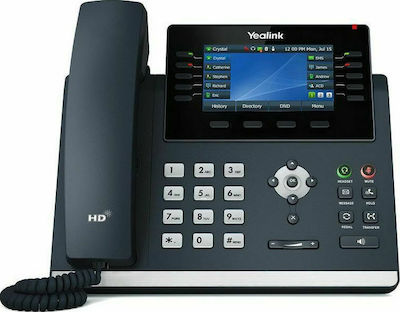 Yealink SIP-T46U Wired IP Phone with 16 Lines Black