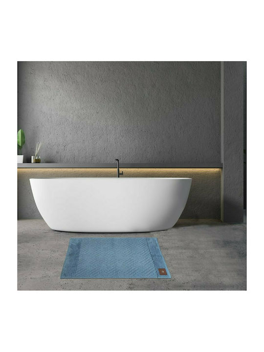 Greenwich Polo Club Bath Mat Cotton 2589 220760902589 Blue 50x80cm