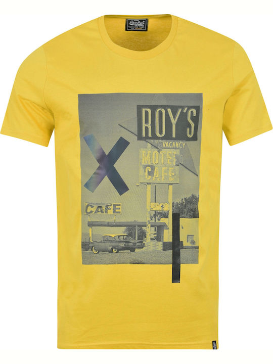 Paco & Co Men's Short Sleeve T-shirt Yellow