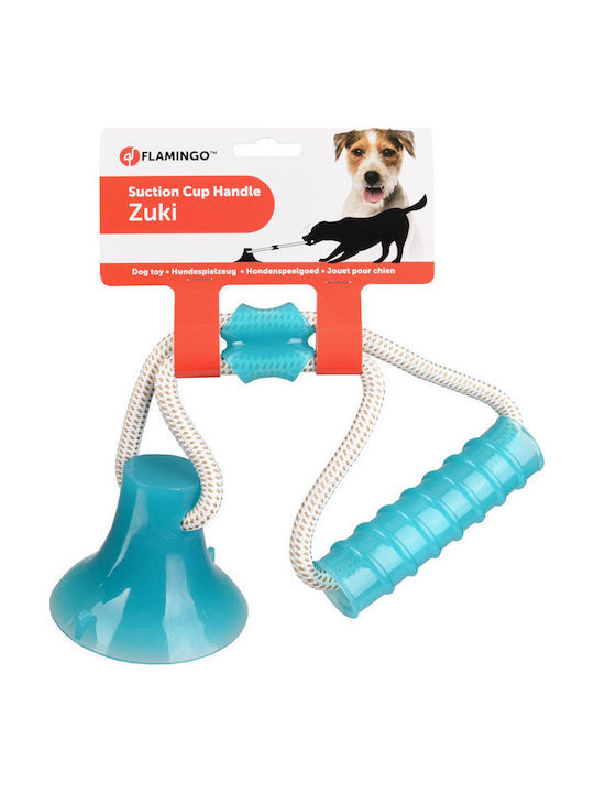 Flamingo Dt Tpr Zuki Dog Toy Ball Light Blue