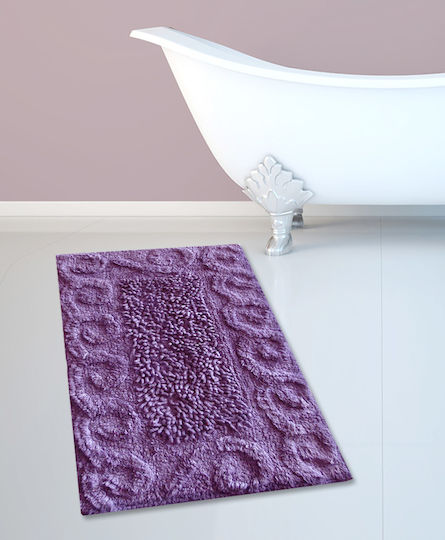 San Lorentzo Бански Килим Памучен Spiral Loop 2110 PURP Лилав 45x70см
