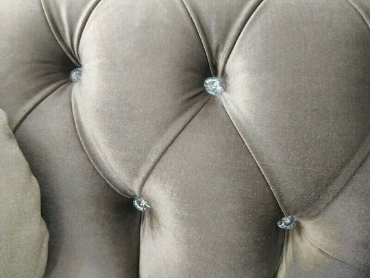 Set de Sufragerie Chesterfield Queen 3-Seater & 2-Seater Mocha Café