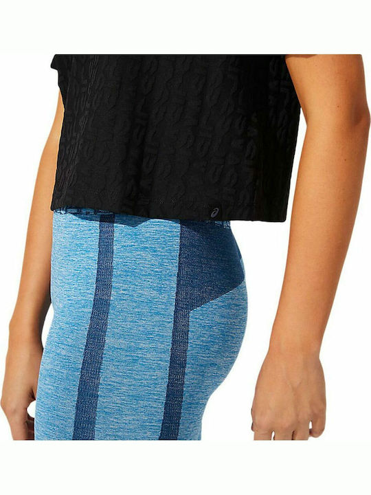 Γυναικείο Crop Top Κοντομάνικο Μαύρο