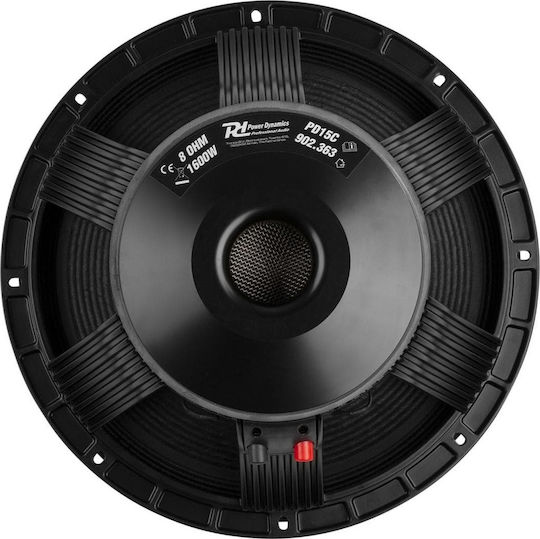 Power Dynamics Woofer difuzor PD15C 15" Rezistență 8Ω