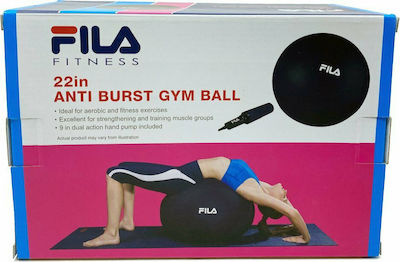 Fila Gym Ball FN-21040 Pilates Ball 55cm Black