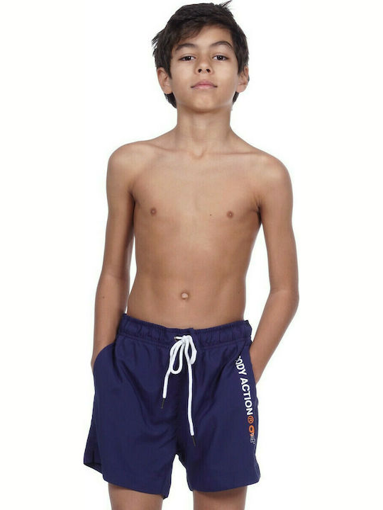 Body Action Swim Shorts Kids Swimwear Swim Shorts Navy Blue