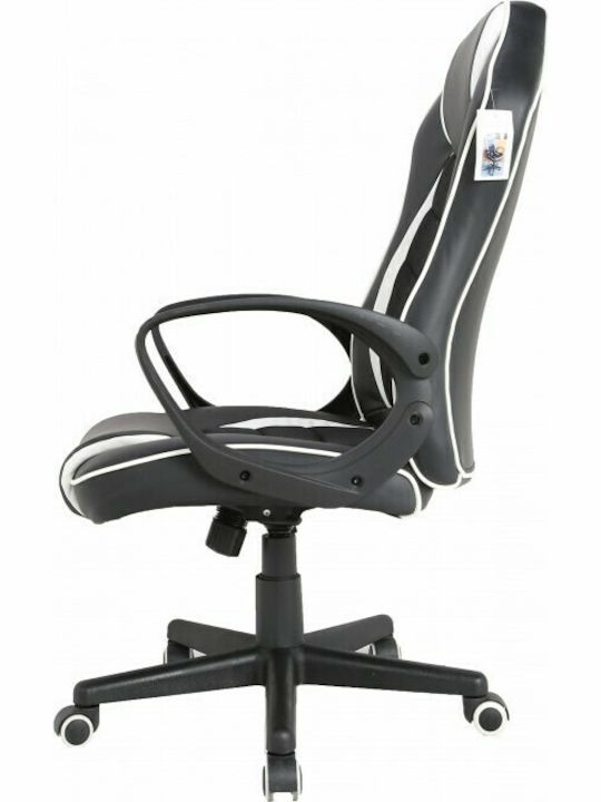 Epiplo-Fos EF-0700009 Καρέκλα Gaming Δερματίνης Λευκή