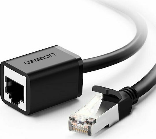 Ugreen F/FTP Cat.6 (Gigabit) Καλώδιο Δικτύου Ethernet 2m Μαύρο