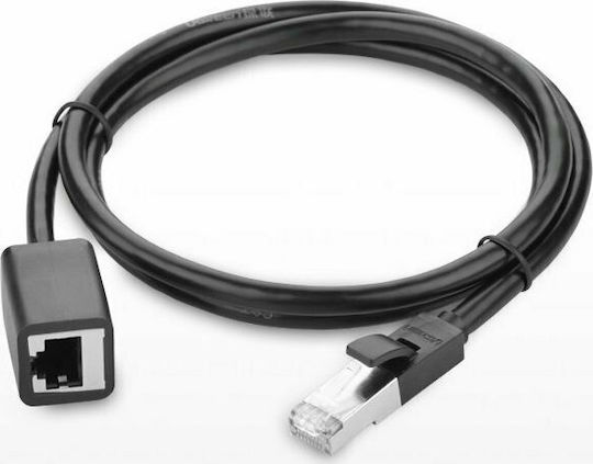Ugreen F/FTP Cat.6 (Gigabit) Καλώδιο Δικτύου Ethernet 3m Μαύρο