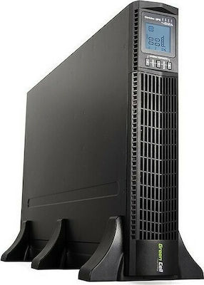 Green Cell Online RTII UPS On-Line 3000VA 2700W with 6 IEC Power Plugs