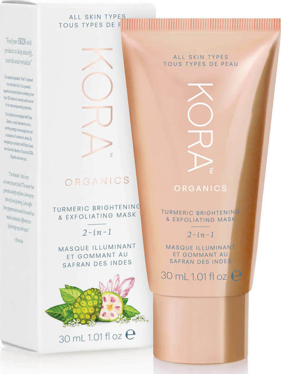Kora Organics Turmeric 2in1 Brightening and Exfoliating Mask 100ml