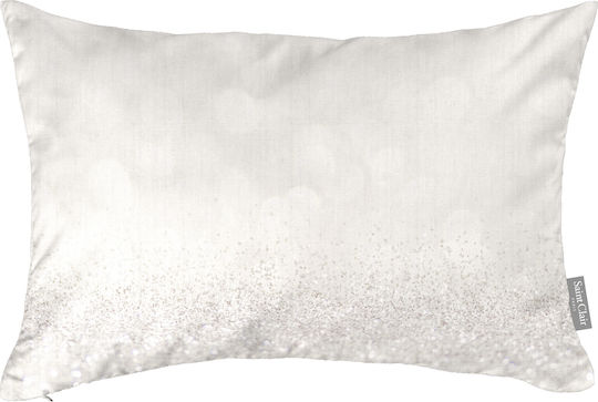 Saint Clair Christmas Decorative Pillow 4016 Rectangular White 30x45cm