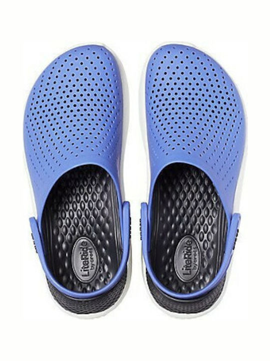 Crocs Literide Damen Anatomisch Clogs Blau