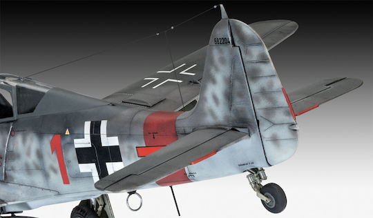 Revell Fw190 A-8/R-2 "Sturmbock" Figurină de Modelism Avion 168 Piese la Scară 1:32 28.2x32.7cm.