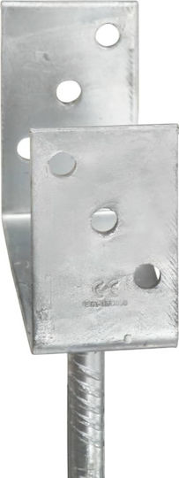 vidaXL Garden Fencing Material 6pcs Silver