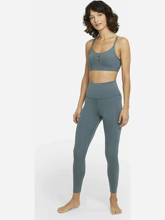 Women's Cropped Yoga Legging High Waisted Dri-Fit Green
