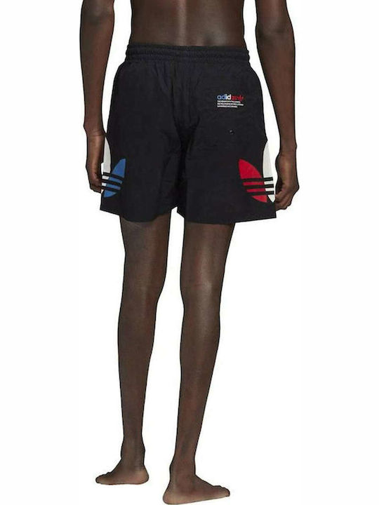 Adidas Tricol Ανδρικό Μαγιό Σορτς Μαύρο