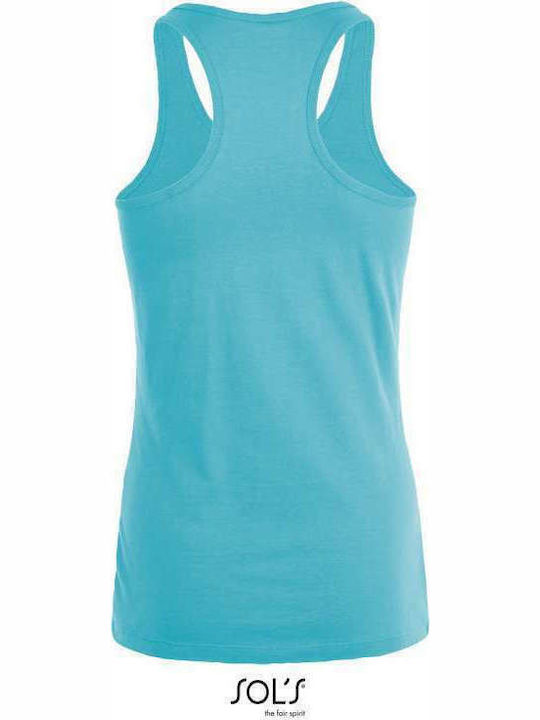 Sol's Justin Women's Sleeveless Promotional Blouse Atoll blue 01826-225