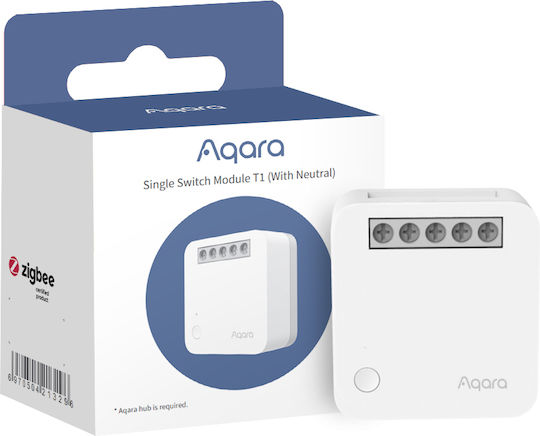 Aqara T1 Smart Switch 1 Καναλιού Wi-Fi & ZigBee 10A (με Ουδέτερο)