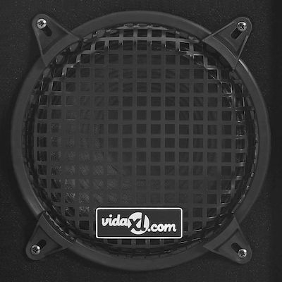 vidaXL Ζεύγος Παθητικών Ηχείων PA Επαγγελματικά Hifi 800W 200W σε Μαύρο Χρώμα