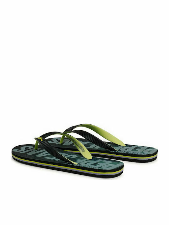 Pepe Jeans Hawi Camo Men's Flip Flops Black