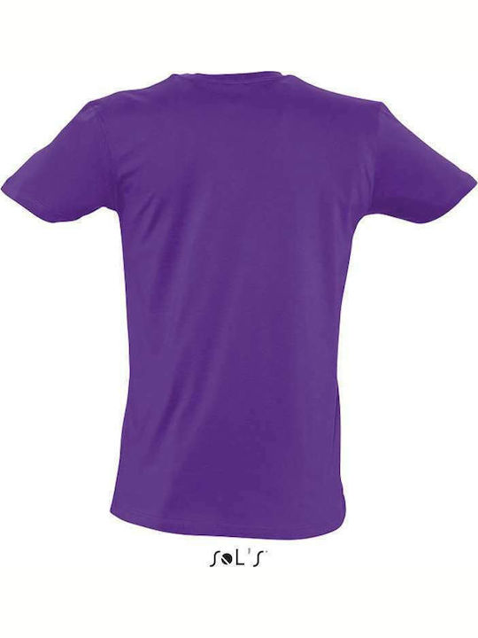 Sol's Master Men's Short Sleeve Promotional T-Shirt Dark Purple