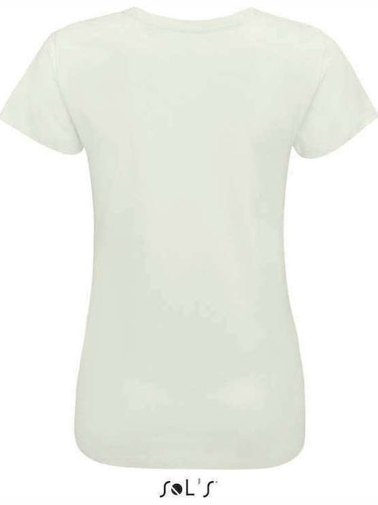 Sol's Metropolitan Women's Short Sleeve Promotional T-Shirt Creamy Green