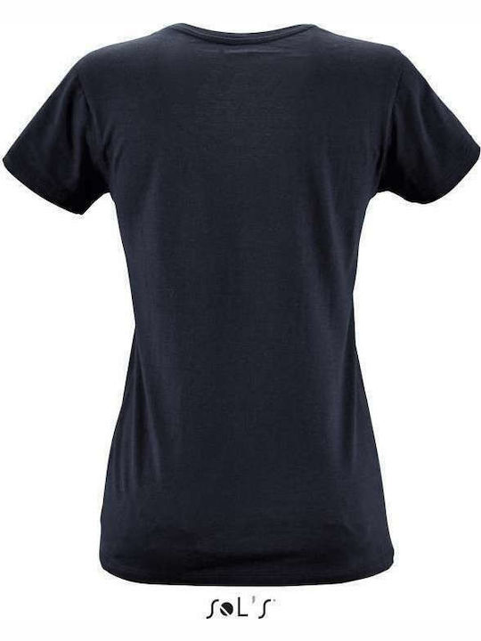 Sol's Metropolitan Women's Short Sleeve Promotional T-Shirt Navy Blue