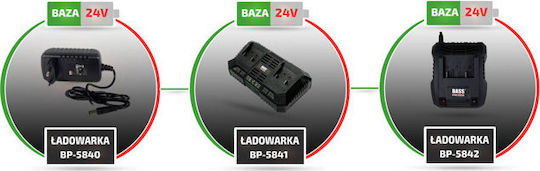 Bass Polska Ladegerät für Werkzeugbatterien 18V Lithium