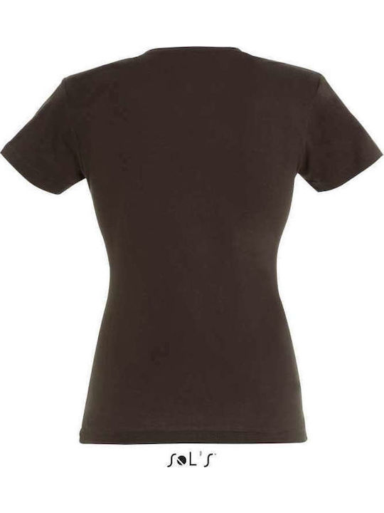 Sol's Women's Short Sleeve Promotional T-Shirt Grey Melange
