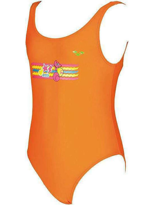 Arena Kids Swimwear One-Piece Orange