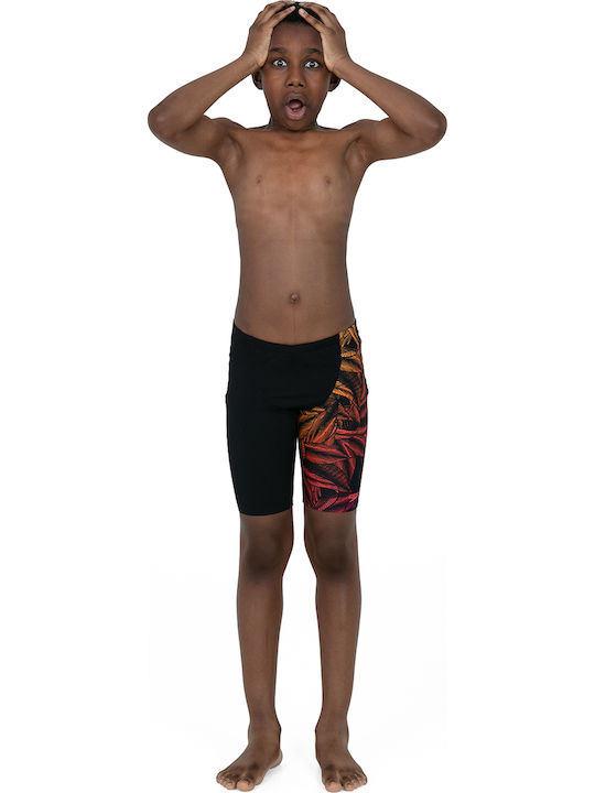 Speedo Jungle Lizzard Digital Παιδικό Μαγιό Jammer Μαύρο