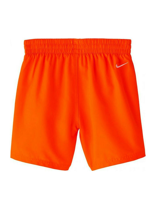 Nike Παιδικό Μαγιό Βερμούδα / Σορτς Logo Solid Lap 4" για Αγόρι Πορτοκαλί