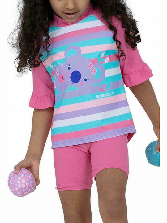 Speedo Kinder Badeanzug Bademoden-Set Sonnenschutz (UV) Rosa