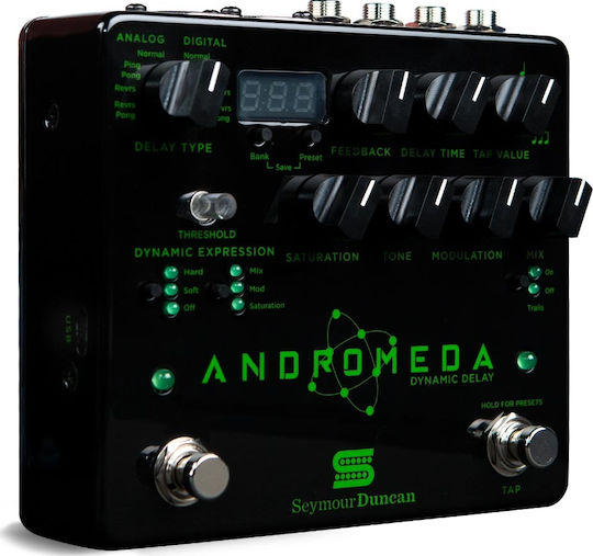 Seymour Duncan Andromeda Dynamic Digital Delay Πολυεφέ Effect Ηλεκτρικής Κιθάρας, Ηλεκτρικού Μπάσου και Ηλεκτροακουστικών Οργάνων