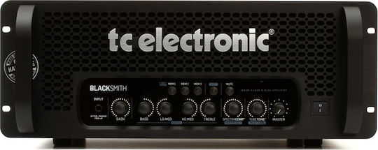 TC Electronic Blacksmith Усилвател за глава Електрически бас 1600W Черен