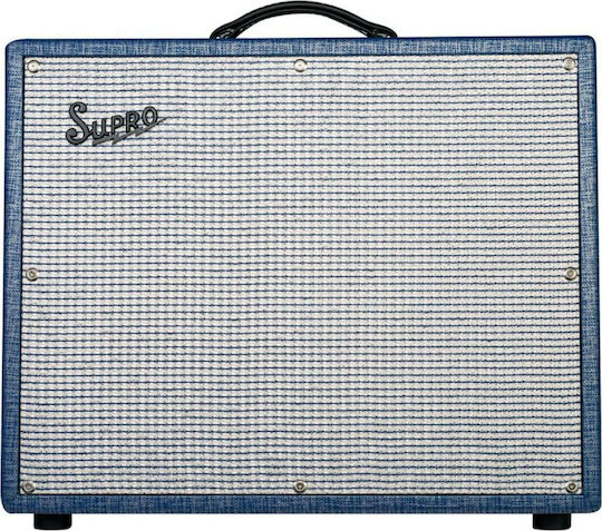 Supro Thunderbolt Tube Combo Amplifier for Electric Guitar 1 x 15" 35W Blue