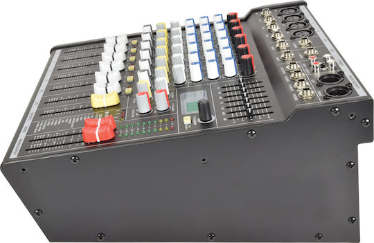 Citronic CSP-408 170.841UK Active Analog Console 4 Channels with Phantom Power & 4 XLR Inputs