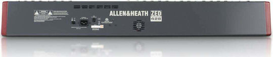 Allen & Heath ZED-428 Αναλογική Κονσόλα 24 Καναλιών με Phantom Power & 24 Εισόδους XLR