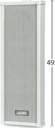 Audien BT-30E Επιτοίχιο Ηχείο (Τεμάχιο) 12x50x18.5εκ. Λευκό