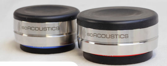 IsoAcoustics Orea Αντικραδασμικοί Απορροφητές 58mm Ασημί